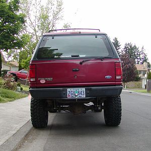 Rear View of Lifted