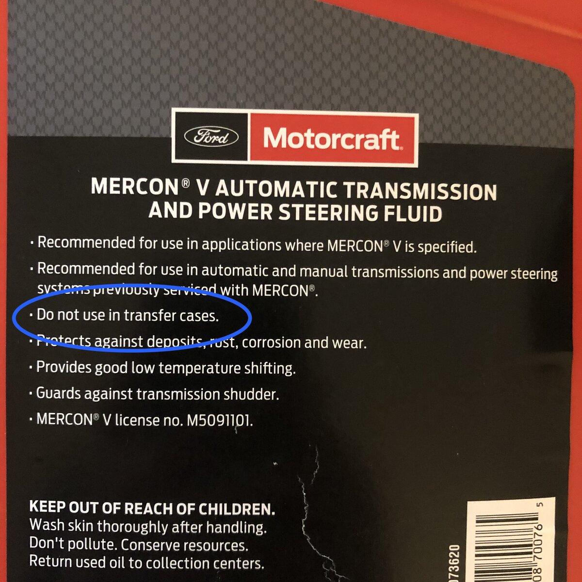 Motorcraft Mercon Lv Cross Reference