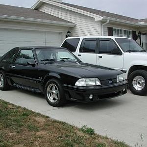 1989 Mustang GT and 1992 X 2
