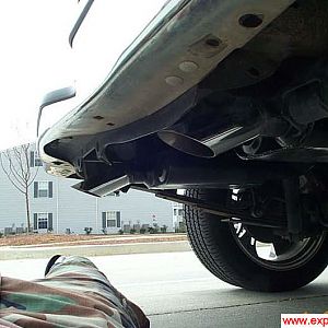 the exhaust tips