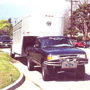 Ranger with trailer