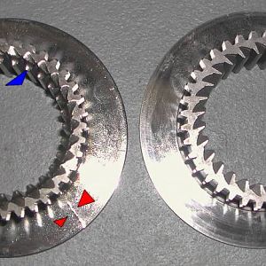 side by side - range sliders (hi-low collars)