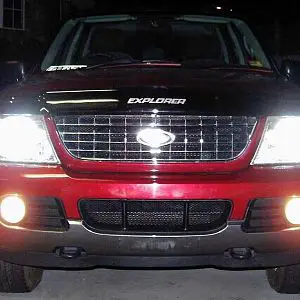 HID Low beam, stock driving lights