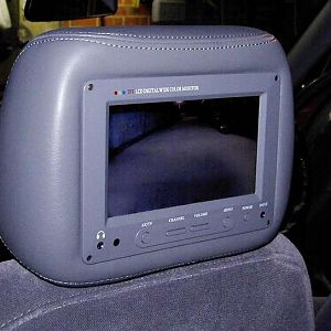 7" Headrest Monitors