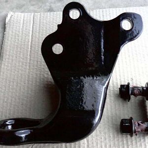 OEM rear tow hook powdercoated by Turdle - right side