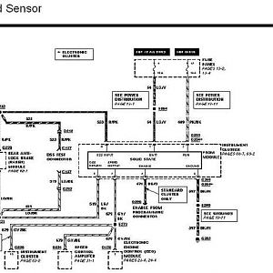 1992 Aerostar vehicle speed sensor.