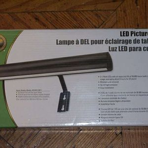LED picture light.