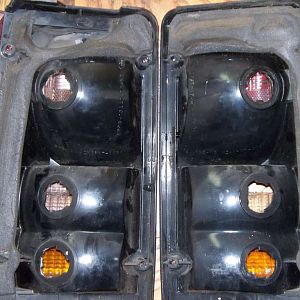 The 1995 taillight is on the left. The 1996 taillight is on the right.