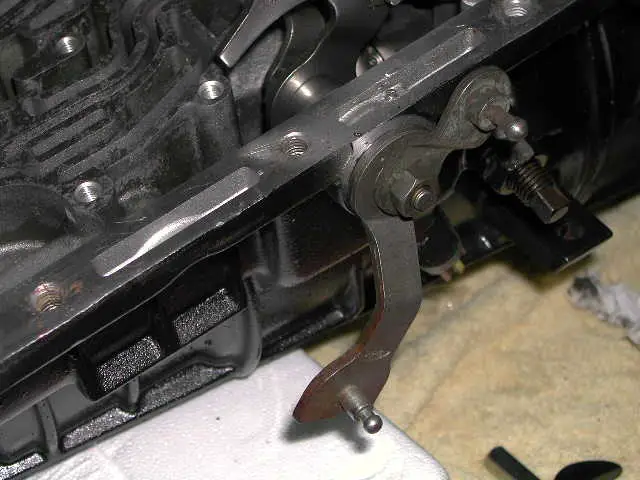 installed lever assy